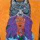 Woman with Wolf head
