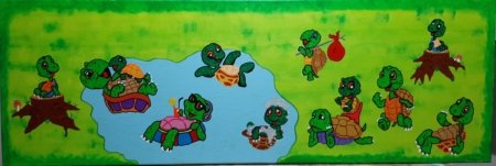 Fantasy Schildpadden in vijver